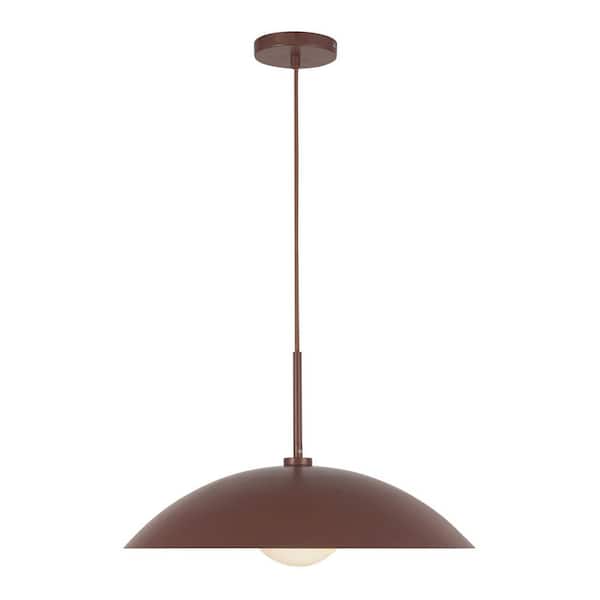Regent 19-in 1 Light 60-Watt Burgundy Pendant Light