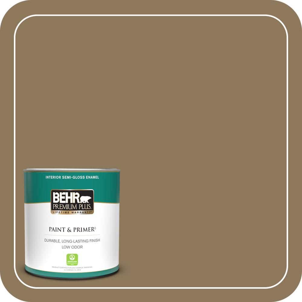 1 qt. #N300-6 Archaeological Site Semi-Gloss Enamel Low Odor Interior Paint & Primer price history on PriceWatchPro