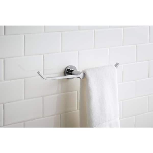 Modern 14 in. Multi-Purpose Bath Accessory in Chrome