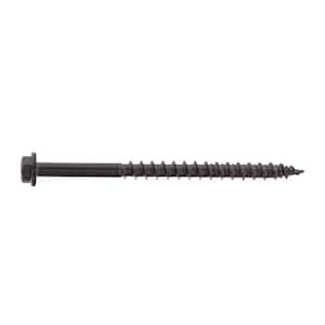 #10 x 2-3/4 in. Black 6-Lobe Drive Exterior Washer Hex Head Multi-Material Screw 1 lbs. -Box (65-Piece )