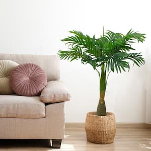 38 in. LED Lighted Potted Artificial Palm Plant