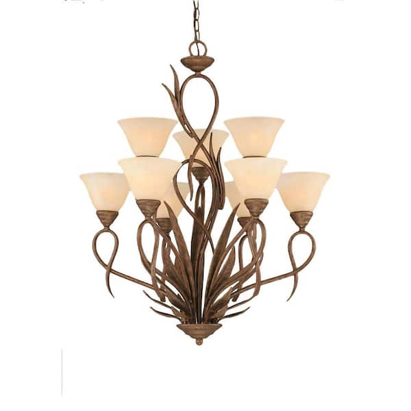 Filament Design Concord 9-Light Bronze Chandelier