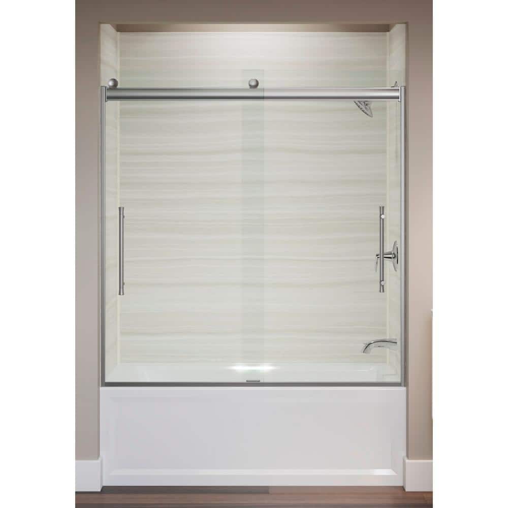 Reviews for KOHLER Elmbrook 5560 in. x 62 in. Frameless Sliding