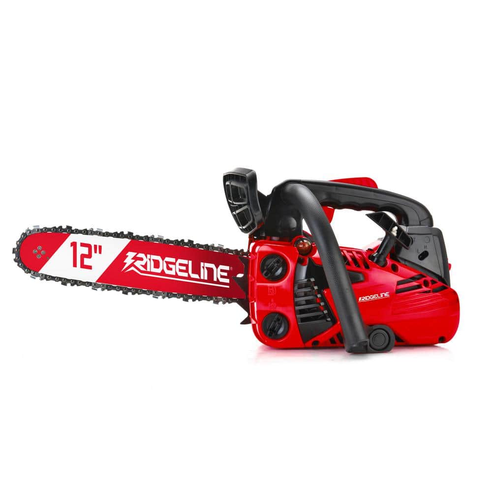 RIDGELINE 12 in. 25.4 cc 2-Stroke Gas Powered Portable Chainsaw