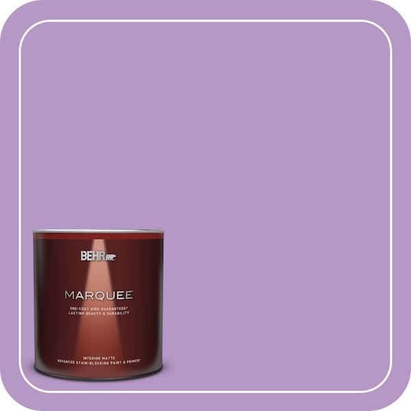BEHR MARQUEE 1 qt. #660B-5 Atlantic Tulip Matte Interior Paint & Primer