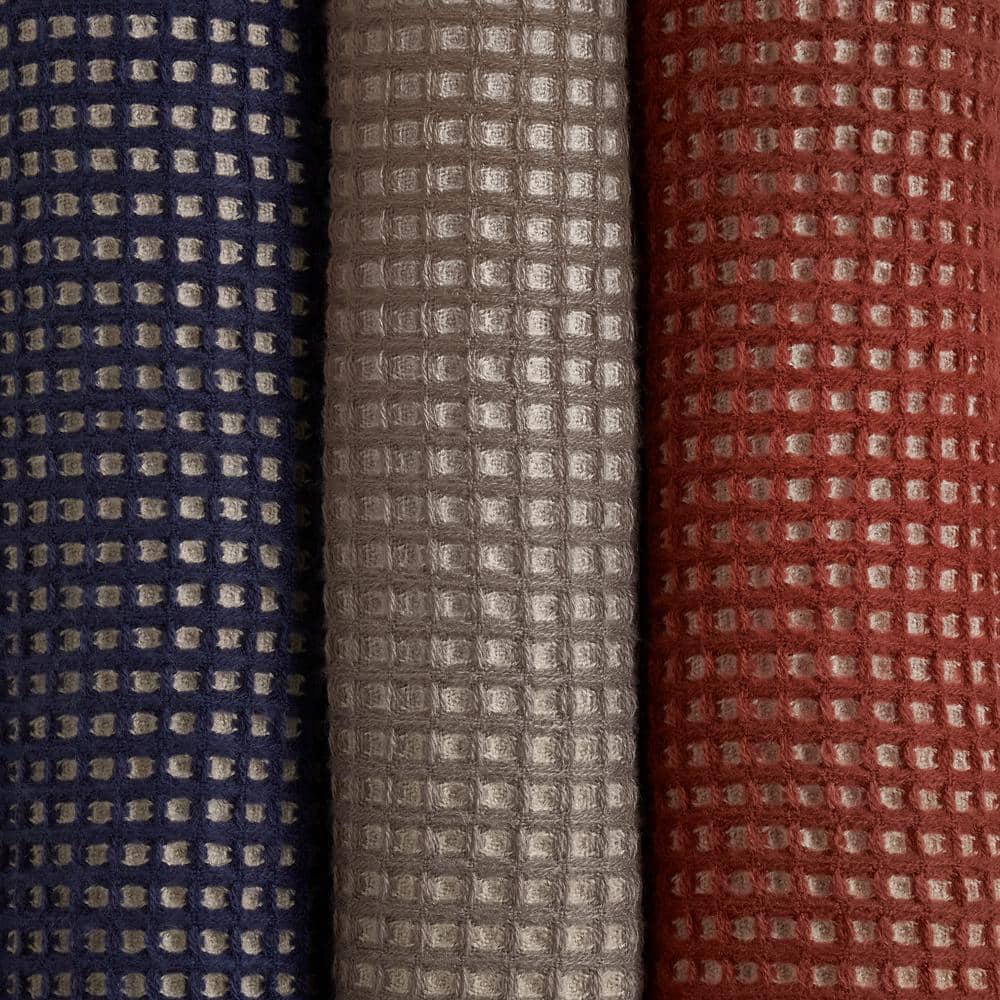 Spice Knitted Reversible Indoor/Outdoor Throw Blanket, 66 x 59 Inch