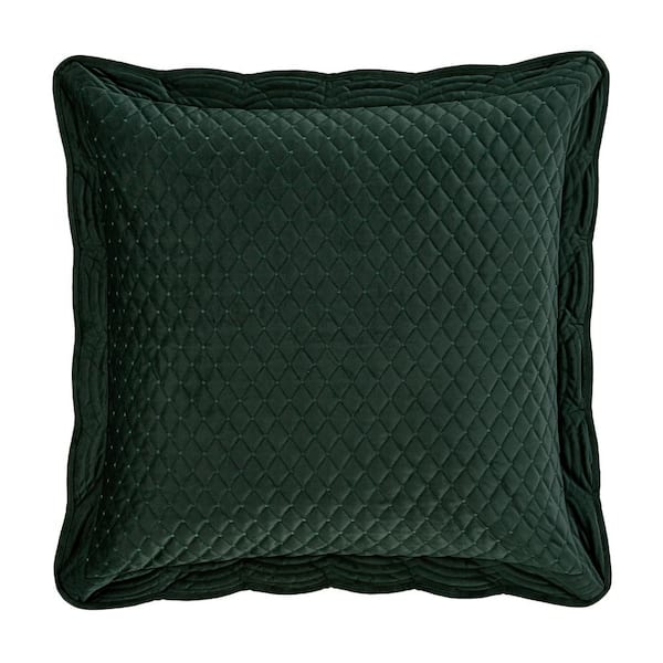 Unbranded Monica Evergreen Polyester Euro Quilted Sham