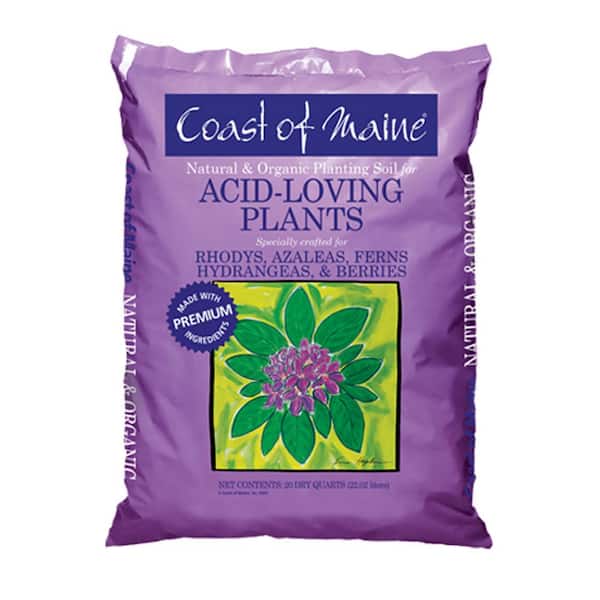 Coast of Maine Organic Natural Potting Soil for Acid Loving Plants, 20 Qt. Bag