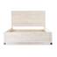 Camaflexi Baja Shabby White King Platform Bed BJ809 - The Home Depot