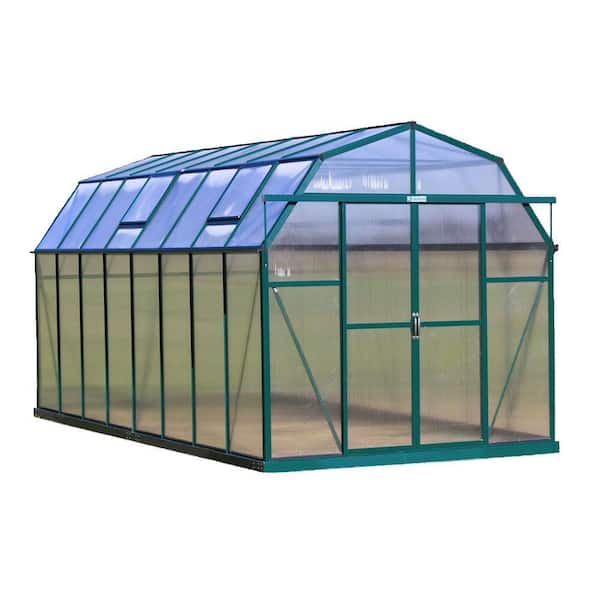 Grandio Greenhouses Elite 8 ft. W x 16 ft. D x 8 ft. H Heavy-Duty Aluminum Greenhouse Kit