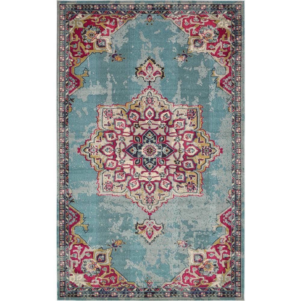 Medici Valencia Light Blue 10' 6 x 16' 5 Area Rug price history on PriceWatchPro