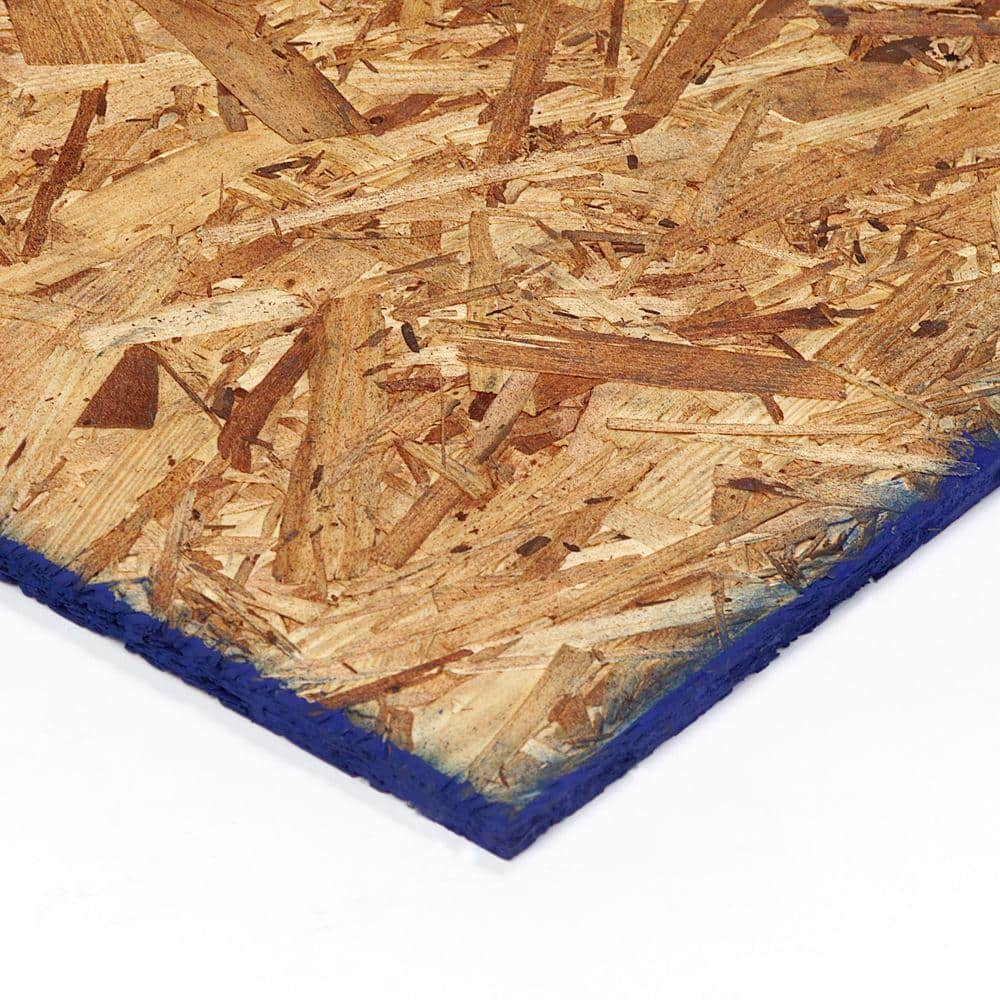 Blue Ribbon Oriented Strand Board (Common: 19/32 in. x 4 ft. x 8 ft.;  Actual: 0.578 in. x 47.75 in. x 95.75 in.) 691459 - The Home Depot