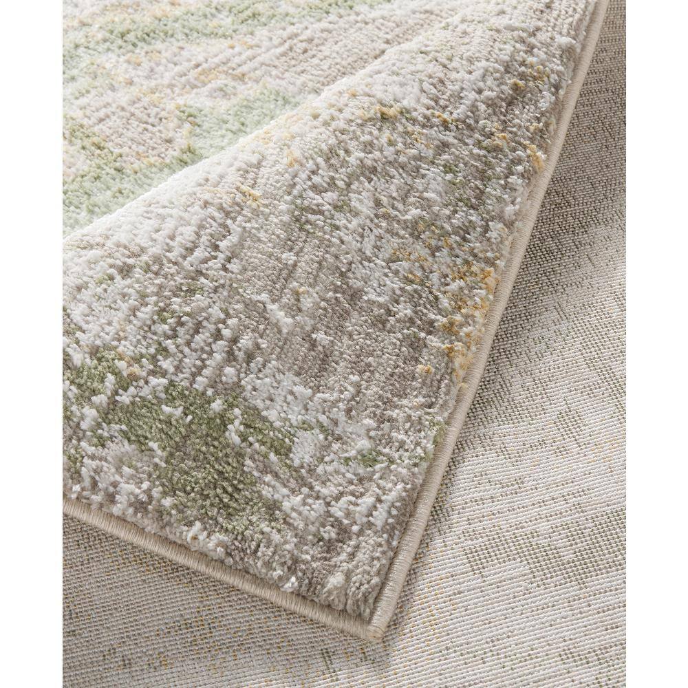 Sage Green Marble Metallic High-Low Area Rug 5'2" x 7'2"