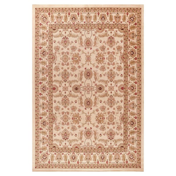 Concord Global Trading Jewel Antep Ivory 4 ft. x 6 ft. Area Rug