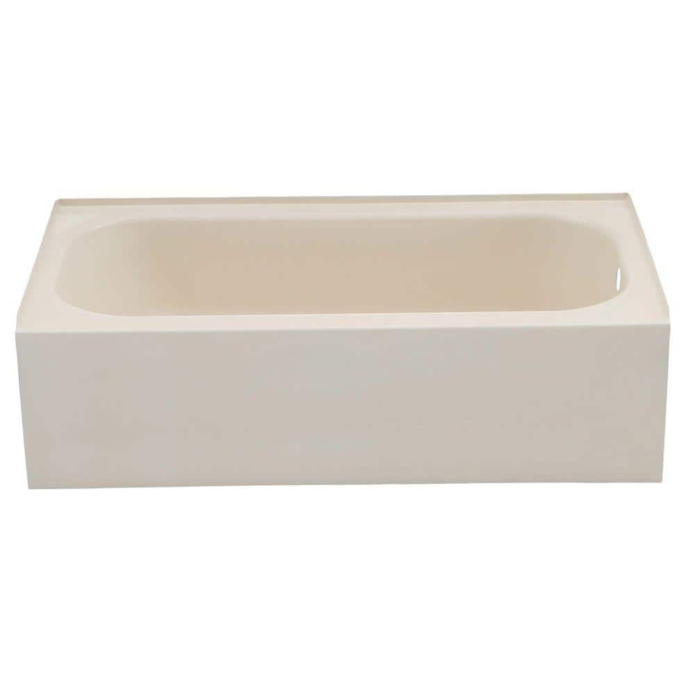 Maui 5 ft. Right Drain Soaking Tub in Bone