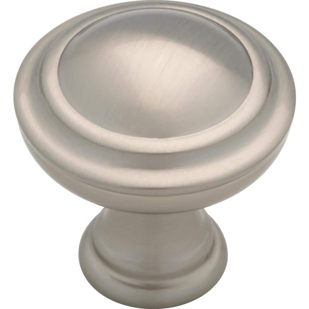 Capital 1-1/4 in. (32 mm) Classic Satin Nickel Round Cabinet Knob