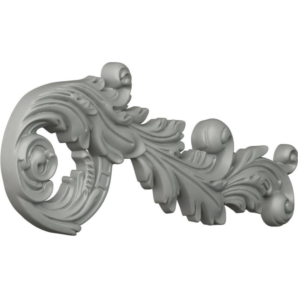Primed White Polyurethane Architectural Crown Onlay