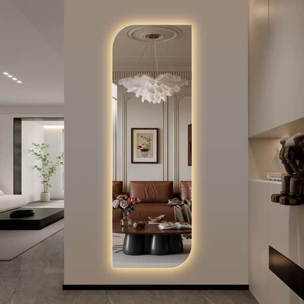 【NAOK】Lysin Helix Mirror 40kg② SUNRINX 65 x 21 Inch LED Full-Length Frameless Wall Mirror