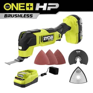 ONE+ HP 18V Brushless Cordless Multi-Tool Kit with 2.0 Ah Battery and Charger