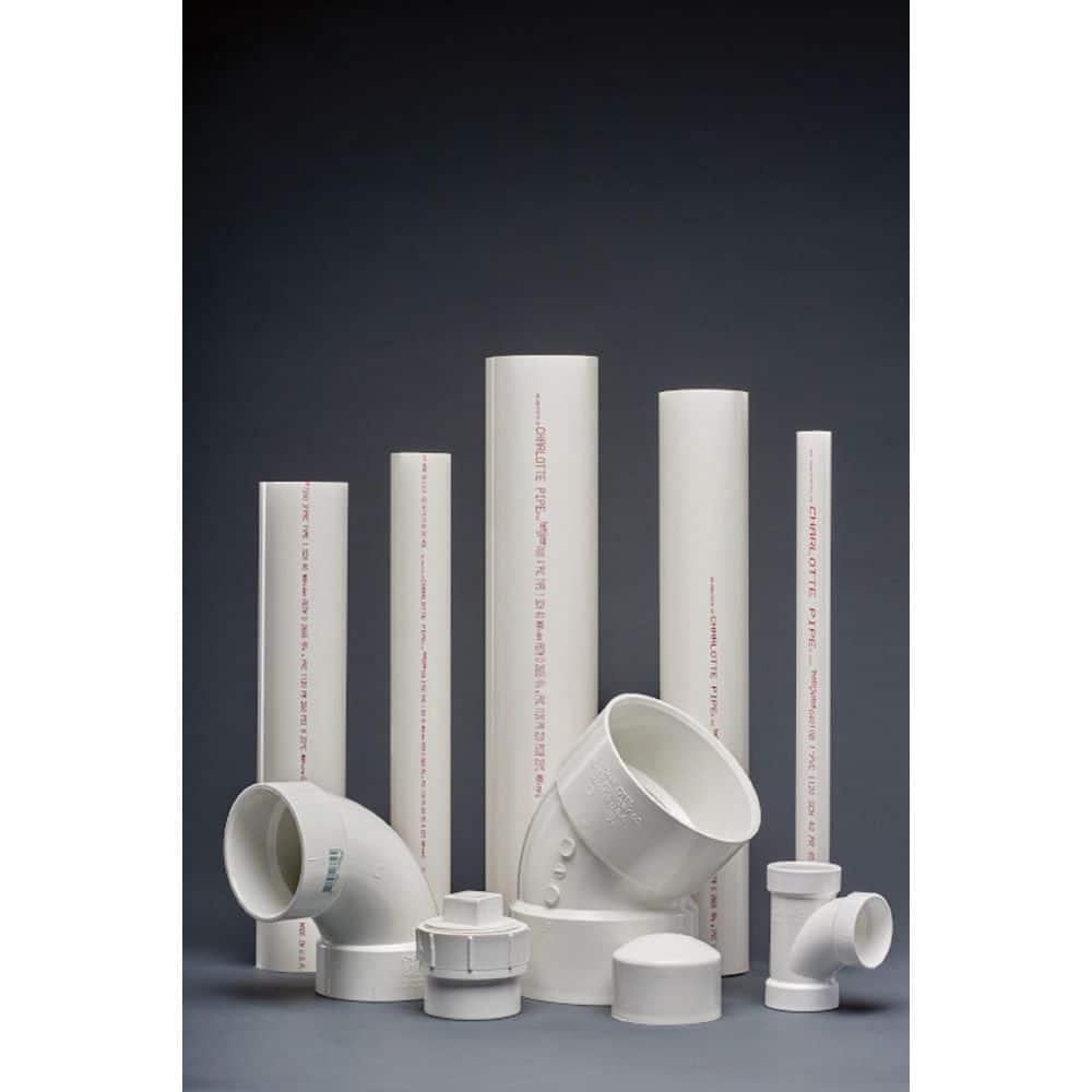 Charlotte Pipe 1-1/2 in. White PVC DWV 90 Degree Street Elbow