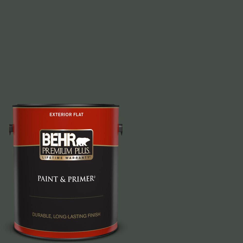 Reviews for BEHR PREMIUM PLUS 1 gal. PPF55 Forest Floor Flat Exterior