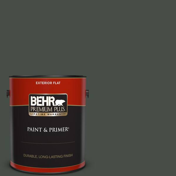 Reviews for BEHR PREMIUM PLUS 1 gal. PPF55 Forest Floor Flat Exterior