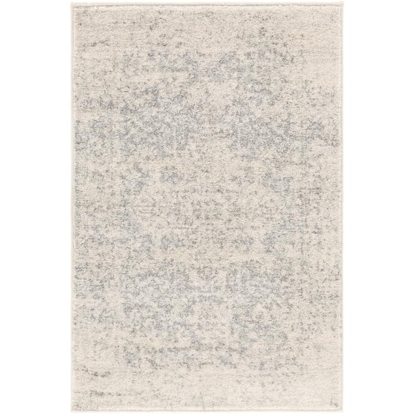 Livabliss Demeter Gray 3 ft. 11 in. x 5 ft. 7 in. Area Rug