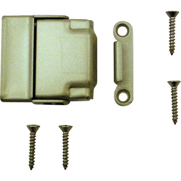 Prime-Line Check Rail Gold Steel Window Sash Lock with Keeper