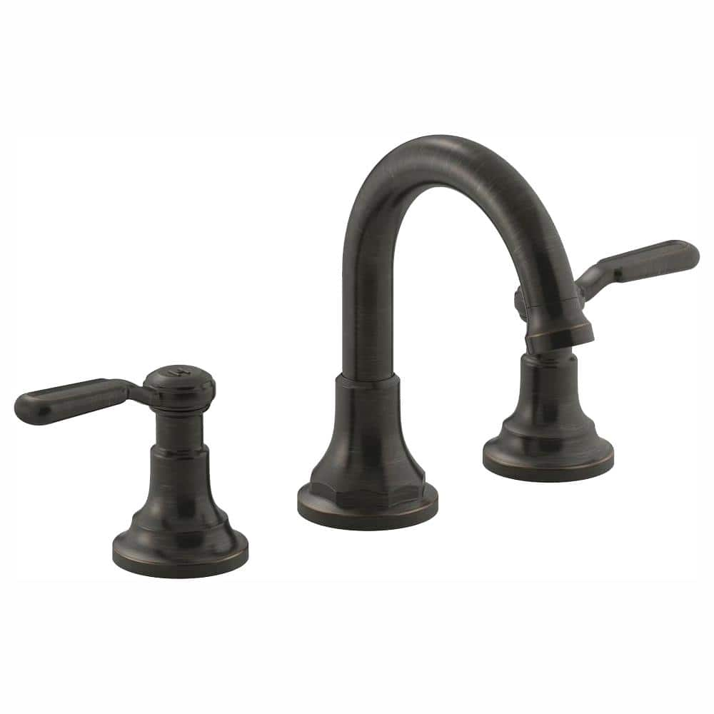 KOHLER Worth 8 in. Widespread 2-Handle Bathroom Faucet in Oil-Rubbed Bronze  K-R76257-4D-2BZ - The Home Depot