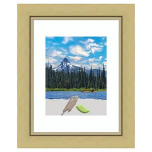Landon Gold Narrow Picture Frame Opening Size 11 x 14 in. (Matted To 8 x 10 in.)