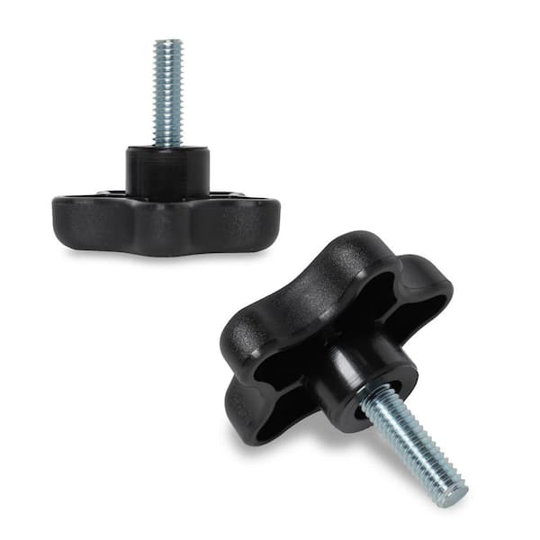 POWERTEC 5/16 in. 18 5-Star Stud Knob Threaded Thumb Screw Star