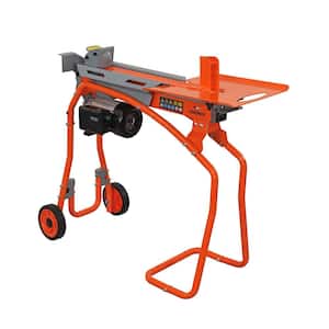 5-Ton Electric Log Splitter with Stand and Log Tray 15Amp