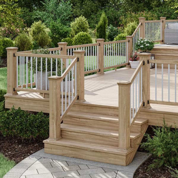 Estate White Plastic Horizontal Baluster Connector (20-Pack)