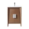 Larvotto 24 in. W x 18. in D. x 34 in. H Bathroom Vanity in Wheat Color ...