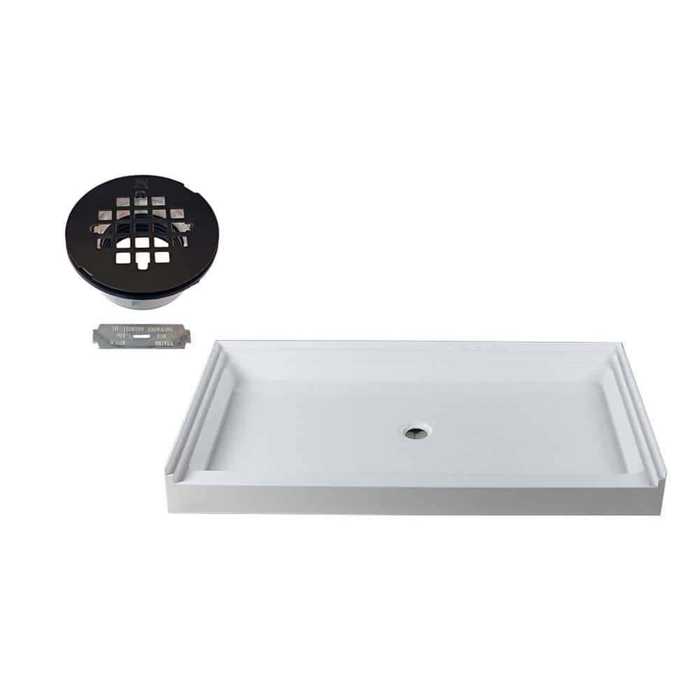 60'' x 36'' Oil Rubbed Bronze Rectangular Shower Base