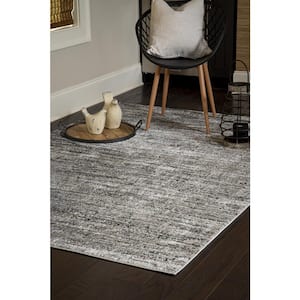 Veronica Ives Grey 9 ft. 10 in. x 13 ft. 2 in. Oversize Area Rug