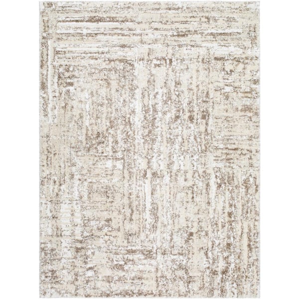 Livabliss Andorra Plus Light Beige/Light Gray Abstract 8 ft. x 10 ft. Indoor Area Rug