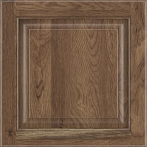 Portola 11 9/16 in. W x 3/4 in. D x 11 1/2 in. H in Cherry Clove Cabinet Door Sample