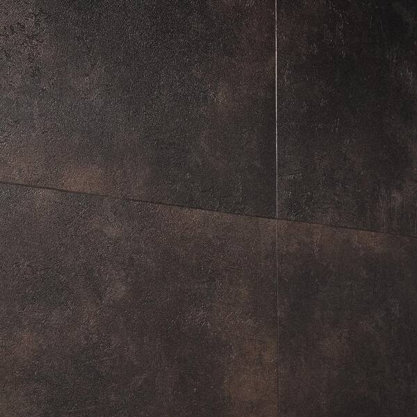 Ivy Hill Tile Duren 28mil Concreto Obsidian 18 in. x 36 in. Glue Down Luxury Vinyl Tile Flooring (36 sq. ft.)