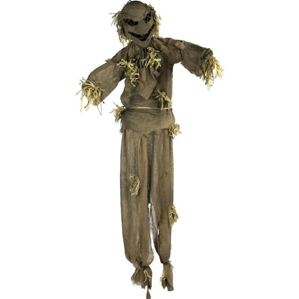 Haunted Hill Farm 69 in. Touch Activated Animatronic Scarecrow