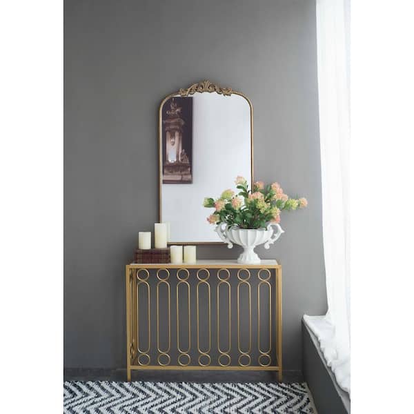 Miscool Anky 24 in. W x 41.7 in. H MDF Framed Gold Wall