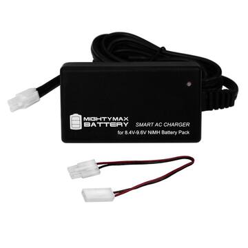 MIGHTY MAX BATTERY Smart Charger for 8.4V-9.6V NiMH For AIRSOFT PULSE R72 MAX3437596