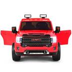 Red 12-Volt GMC Sierra Denali Powered Ride-On Car