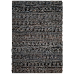 Natural Fiber Gray Doormat 2 ft. x 4 ft. Solid Color Area Rug