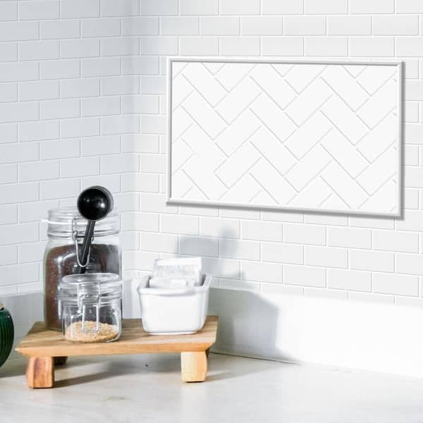 Glossy Pvc L And Stick Tile Trim, Subway Tile Rounded Corner