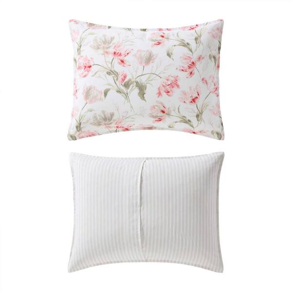 Laura Ashley Gosford 3-Piece Petal Pink/Cream Cotton Twin