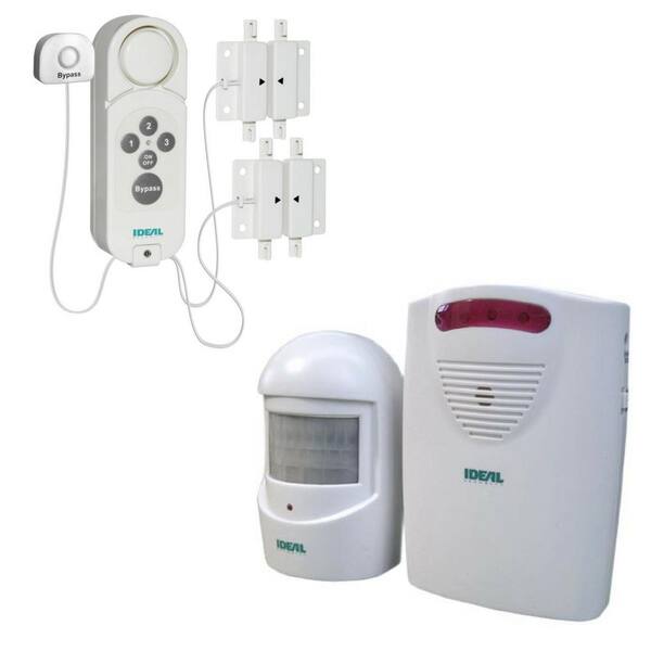 Unbranded Pool Safety Wireless Bundle Gate Alarm with By-Pass and Motion Sensor Alert