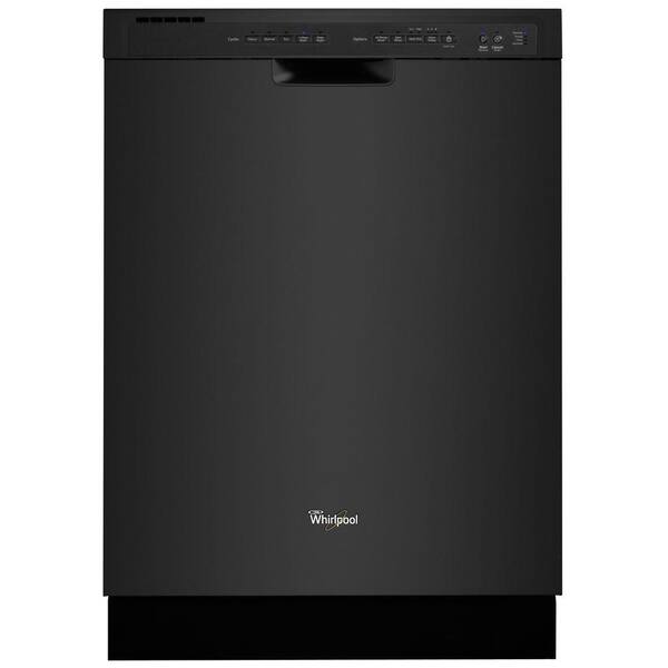 Whirlpool Front Control Dishwasher in Black