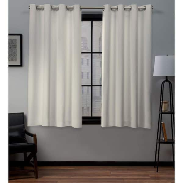 Home Curtains Academy Ivory 52, Blackout Curtains Grommet 63