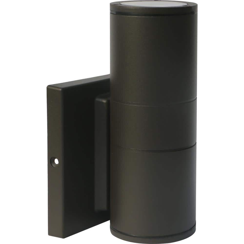 Architectural Bronze Indoor/Outdoor Hardwired Cylinder Sconce with Integrated LED price history on PriceWatchPro